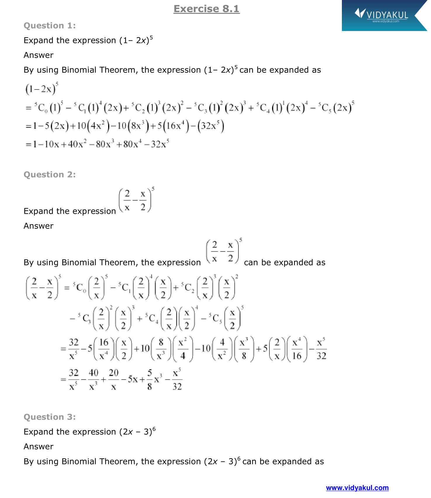 11th Maths Ncert Solutions Pdf